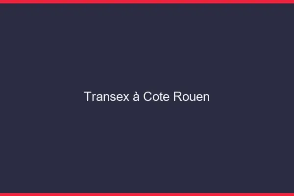 Transex à Côté Rouen