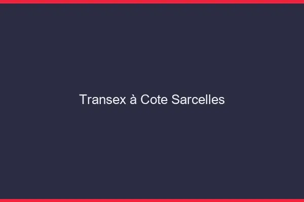 Transex à Côté Sarcelles