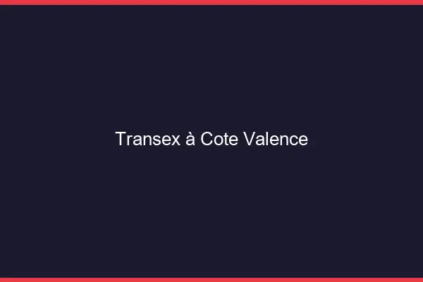 Transex à Côté Valence