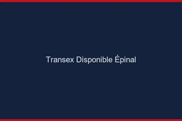 Transex Disponible Épinal