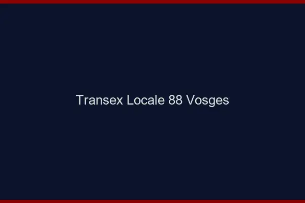 Transex Locale 88 Vosges
