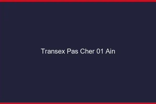Transex Pas Cher 01 Ain