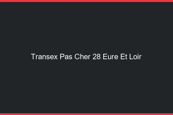 Transex Pas Cher 28 Eure Et Loir