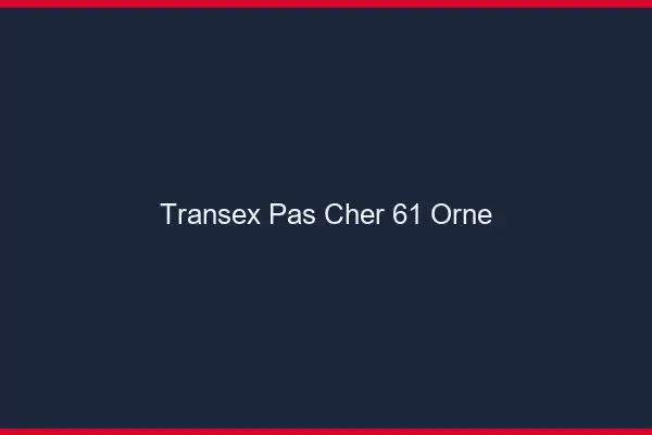 Transex Pas Cher 61 Orne