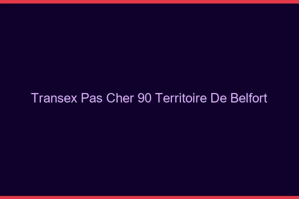 Transex Pas Cher 90 Territoire De Belfort