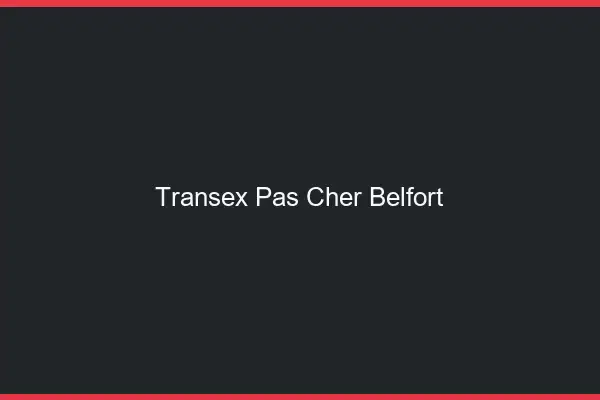 Transex Pas Cher Belfort