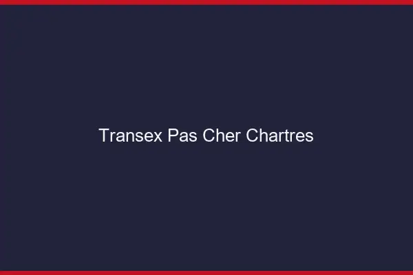 Transex Pas Cher Chartres