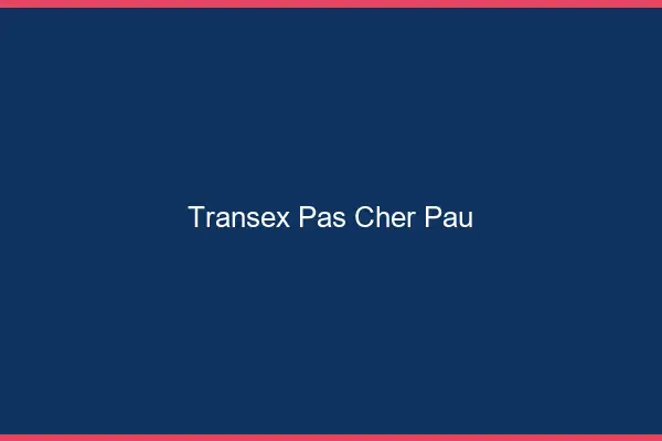 Transex Pas Cher Pau
