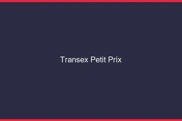 Transex petit prix