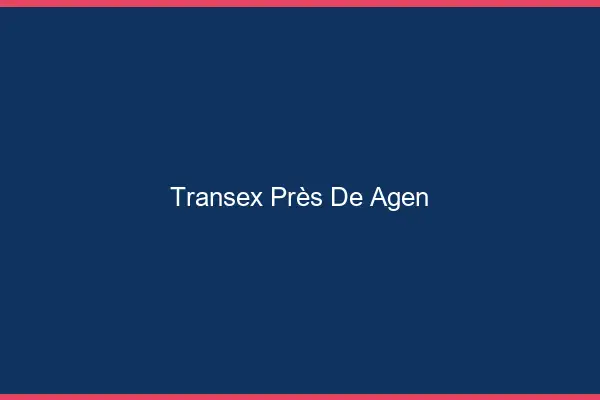 Transex Près de Agen