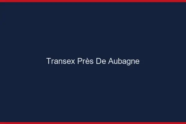 Transex Près de Aubagne