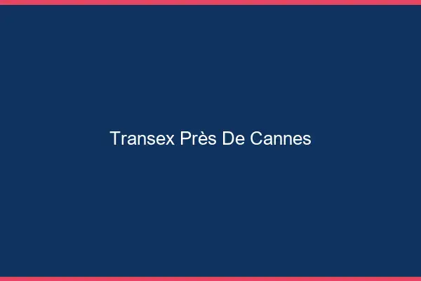 Transex Près de Cannes