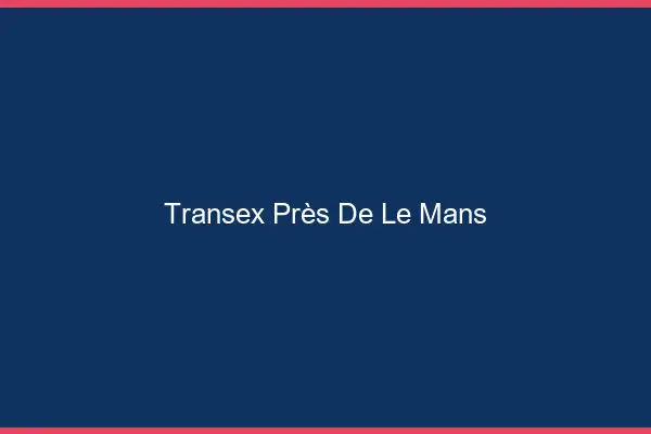 Transex Près de Le Mans