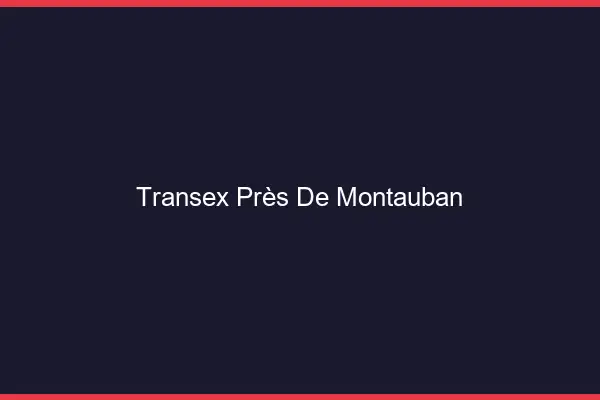 Transex Près de Montauban