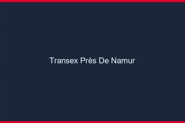 Transex Près de Namur
