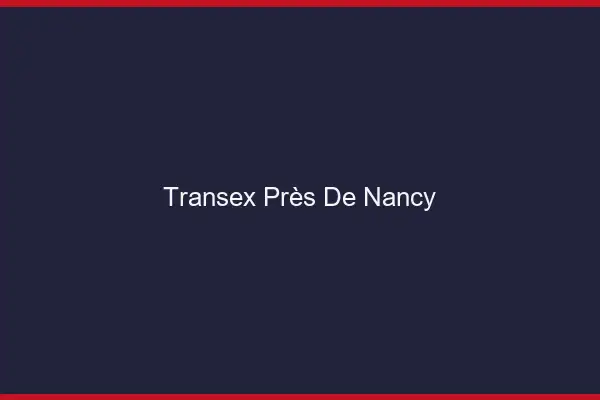 Transex Près de Nancy
