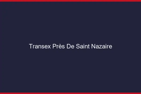 Transex Près de Saint-Nazaire