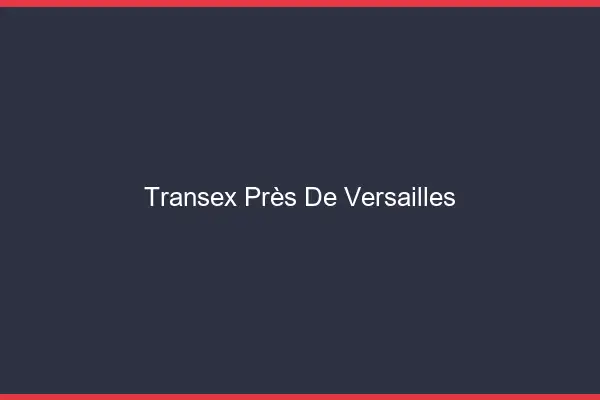 Transex Près de Versailles
