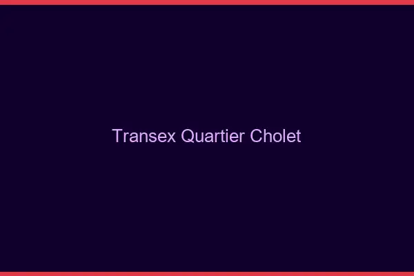 Transex Quartier Cholet
