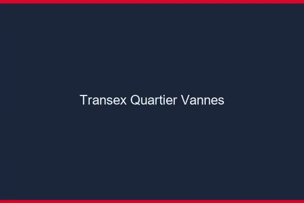 Transex Quartier Vannes