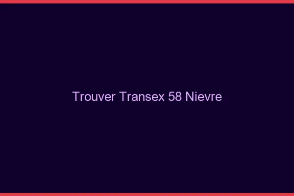 Trouver Transex 58 Nievre