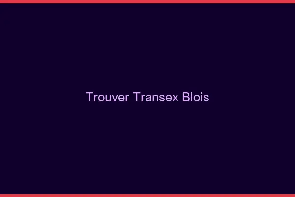 Trouver Transex Blois