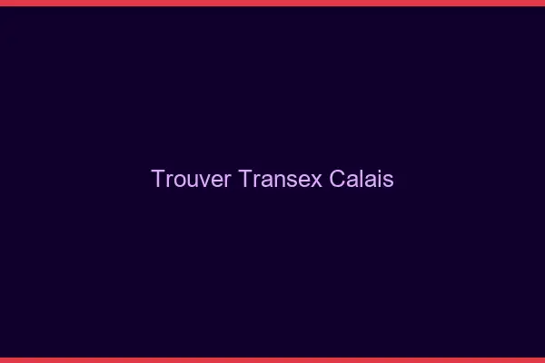 Trouver Transex Calais