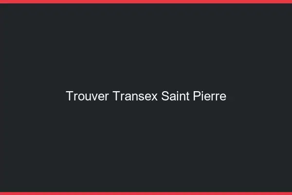 Trouver Transex Saint-Pierre